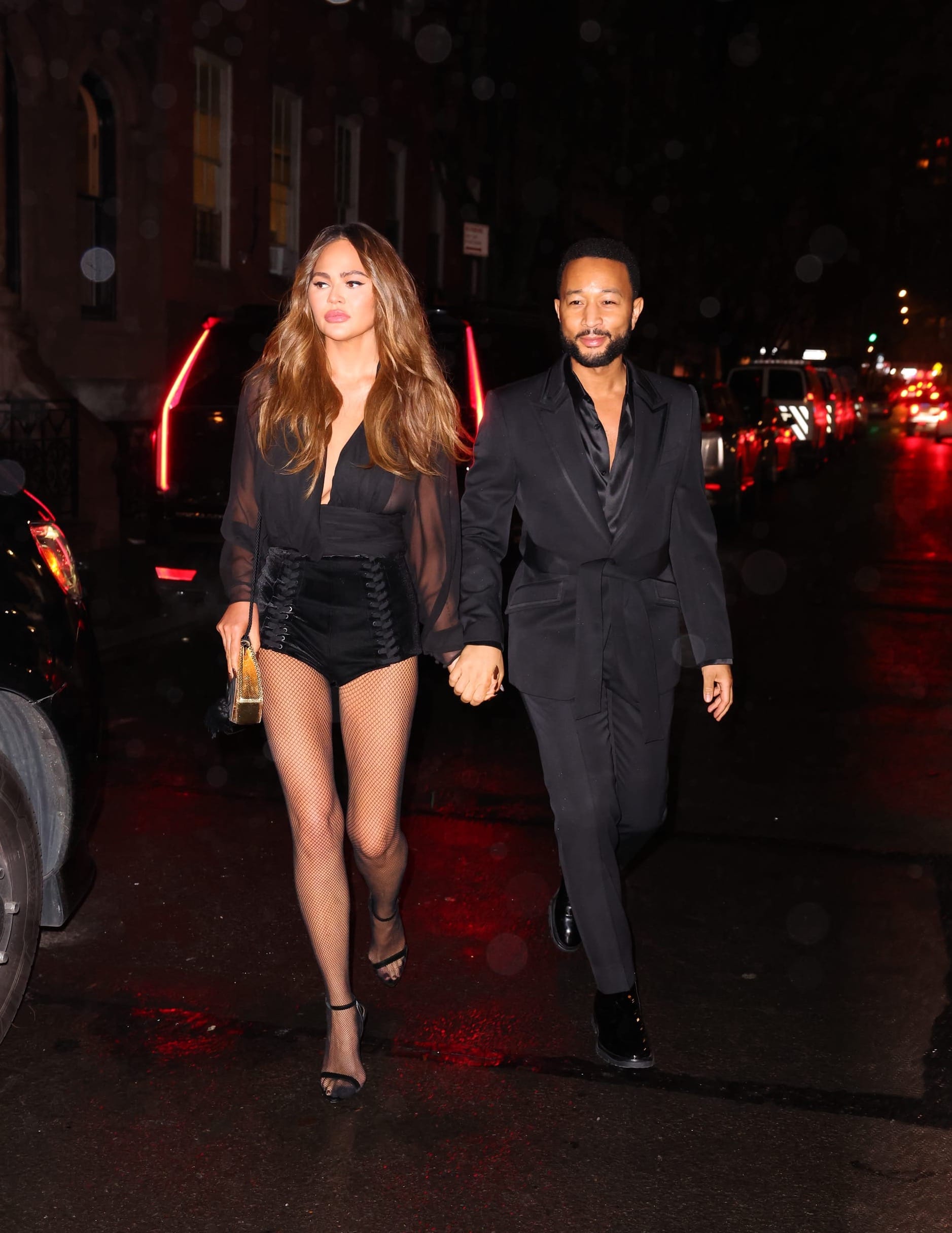 John Legend Rings in 45th with Style! Chrissy Teigen Steals the Show (and Legs) in Daring NYC Birthday Bash