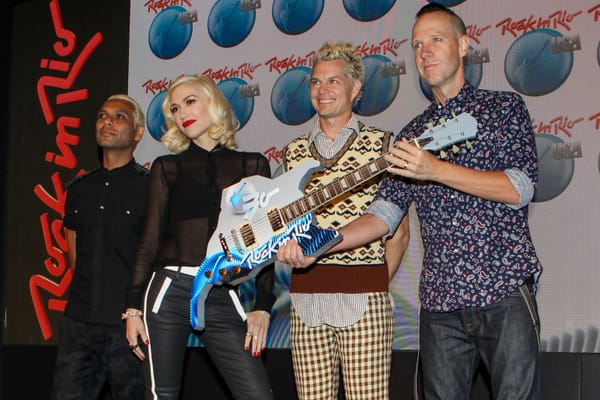 The original No Doubt lineup – Gwen Stefani, Tom Dumont, Adrian Young, and Tony Kanal 